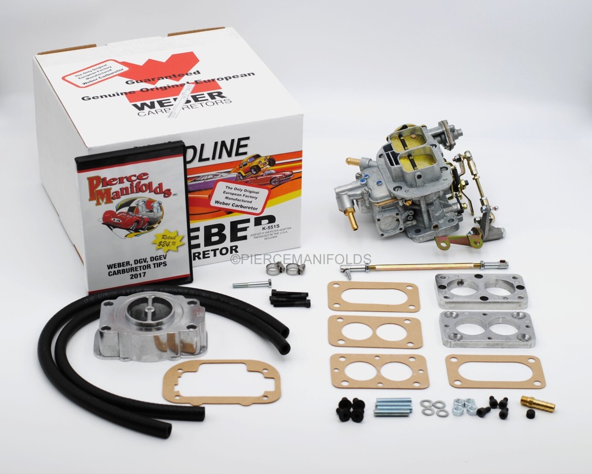 GENUINE WEBER 32/36 E-CHOKE JEEP CONVERSION KIT W/ AIR FILTER