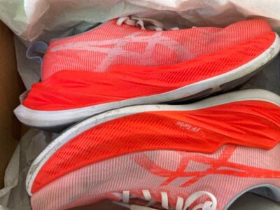 Used ASICS SUPERBLAST 'White Sunrise Red' 1013A143-100 23.5㎝ | eBay