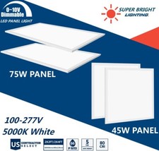 2x4 FT LED Drop Ceiling Light Fixture,2x2 FT Backlit Panel Lights,0-10V Dimmable