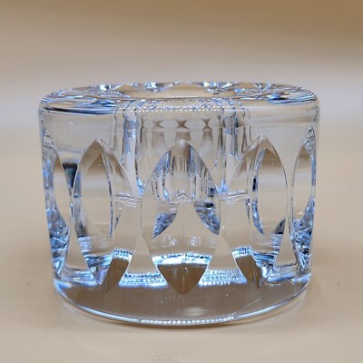 Orrefors Sweden Legend Leaves Crystal Candle Holder