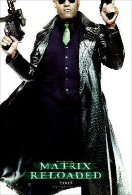 Keanu Reeves THE MATRIX RELOADED set of 7 ORIGINAL movie posters