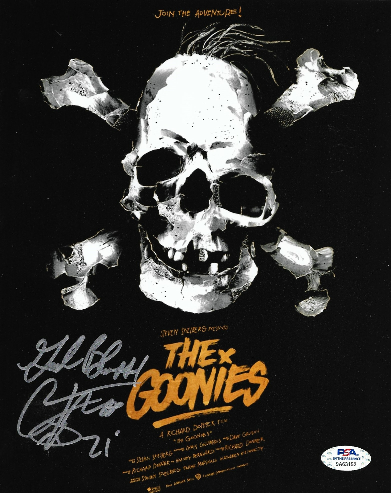 Corey Feldman "Mouth" Autographed The Goonies 8x10 Photo PSA