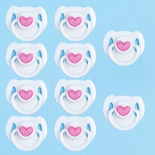 10X Magnetic Pacifiers Dummy Soother for Reborn Baby Dolls DIY Accessory Gift