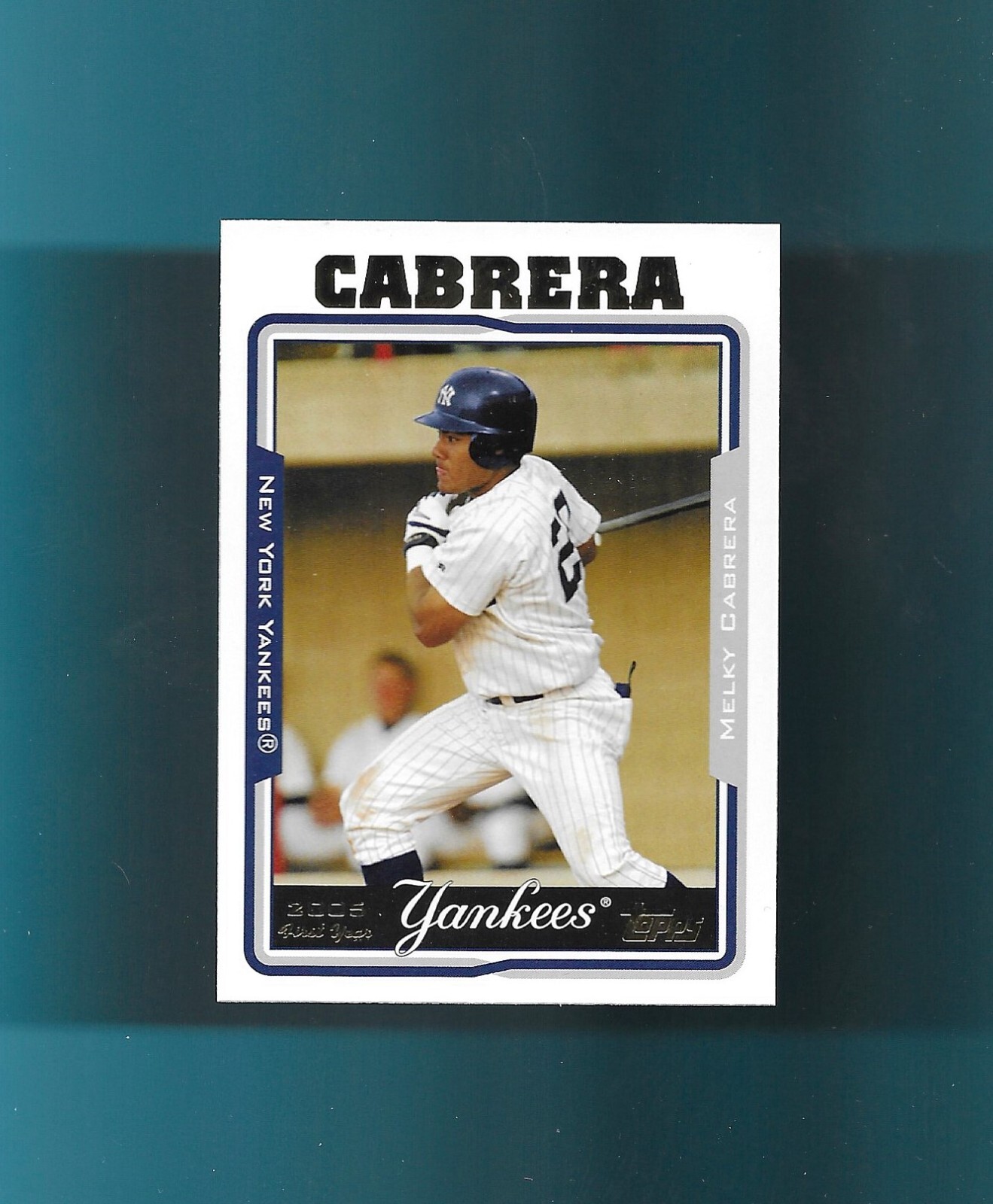 2005 Topps ROOKIE RC Card # 298 MELKY CABRERA NEW YORK YANKEES EXCEPTIONAL!