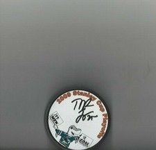 2009 Stanley Cup Playoffs Sharks Mystery Puck Autograph Mike Grier Free Shipping