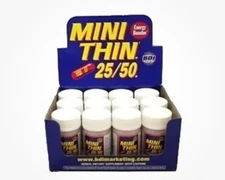 12-30ct BOTTLES MINI THIN 25/50 EF ENERGY BOOSTER ( 360 ) PILLS Full Box