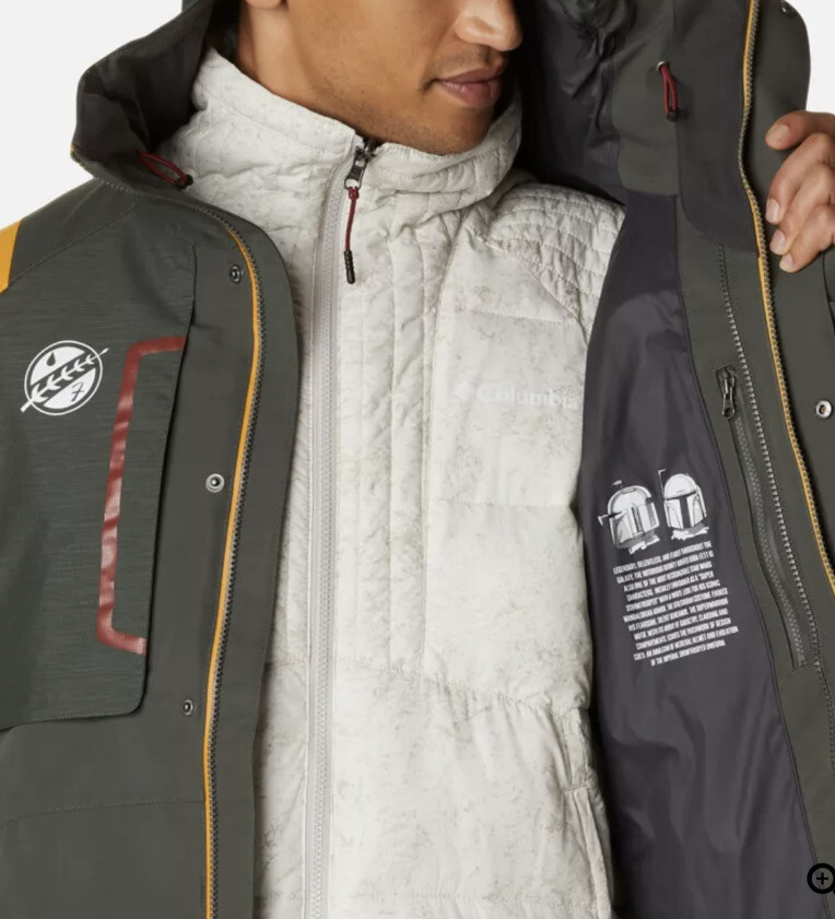 NWT Columbia Star Wars Men's X-Small BOBA FETT Jacket SOLD NWT Columbia Star Wars Men's X-Small BOBA FETT Jacket SOLD