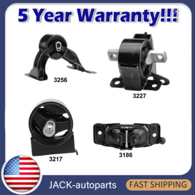 For Caravan Town Country V6 3.6L Engine Transmission Motor Mount Kit Set Of 4