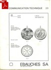 Technical Documentation Cal. FHF 905 908 - PDF 8 pages