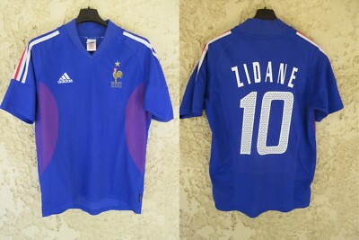 Maillot Equipe de France vintage floqué Zidane #10 (Coupe du Monde 2002) – Vintage Football Area