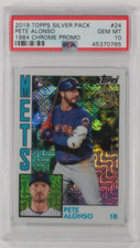 2019 Topps Silver Pack Pete Alonso 1984 Chrome Promo #24 PSA 10 Gem Mint