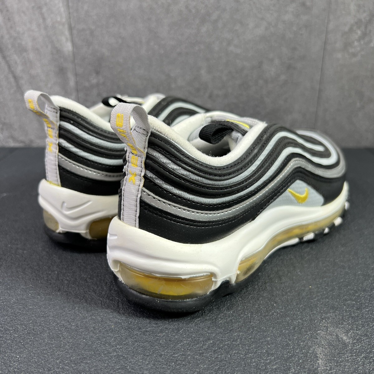 Nike Air Max 97 Black Amarillo Silver size 5Y Size 6.5 Womens