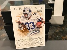 National Treasures Legend Base Parallel Card Cowboys Tony Dorsett 05/25   2013