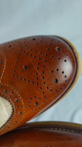 La Milano Men's Oxford Leather Pegasus Dress Shoes Size 10 Lace Up - Picture 8 of 13