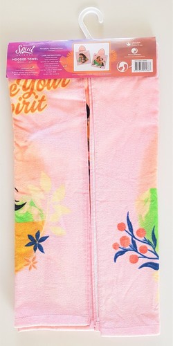 NEW Licensed SPIRIT UNTAMED Hooded Pool Beach Bath Towel 100% COTTON 60x120cm - Picture 5 of 7