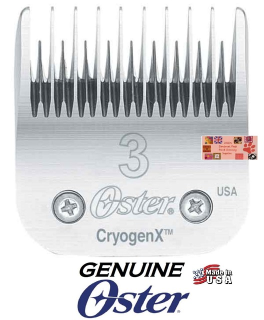 Oster CryogenX 3 SKIP Tooth BLADE*Fit A5/A6,Many Andis,Wahl Clipper PET
