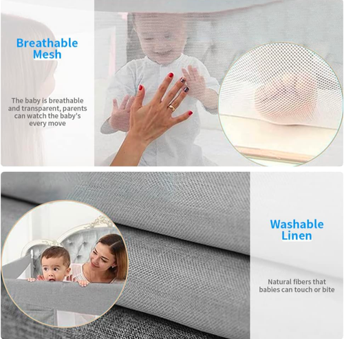 Bed Guard Rail for Toddlers King Size Bed - 59 In Toddler Rails for Queen, Full - Picture 2 of 6