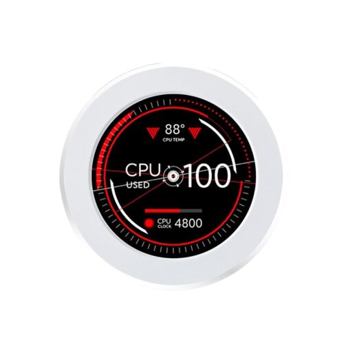 2.1in White AIO Display Screen Upgrade Kit LCD Screen CPU Temp Monitor for CPU - Picture 7 of 8