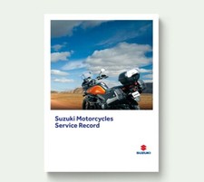 Suzuki Motorcycle Service Book blank  Burgman SV650 Vstrom Bandit GSX