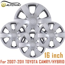 4 Pack 16 Inch Hubcaps For 2007-2011 Toyota Camrycamry Hybrid R16 Wheel Rims