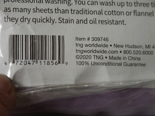ForPro Microfiber Massage Table Sheet Set 3-Piece Lavender New - Picture 3 of 3