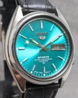 Rare Vintage Seiko 5 Automatic Day Date Movement No. 7009A Japan Made Mens Watch