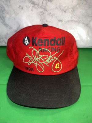 Vintage Kendall RACING HAT 1995 Kyle Petty number 42 Red Snap Back Cap P-32