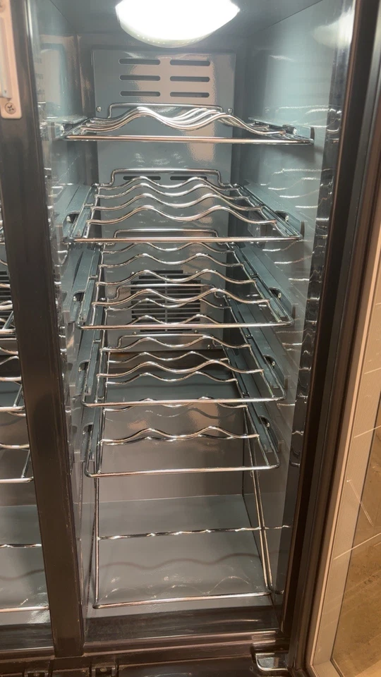 Mini nevera Everstar HDC36SS acero inoxidable 36 enfriador de vino Foto 3 de 4