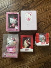 Lot Of 5 Hello Kitty Holiday Christmas Ornaments Sanrio Kurt S. Adler