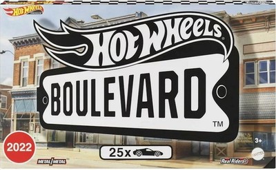 Hot Wheels Boulevard 25-Car Factory Set Premium 1:64 Scale - HJT52 - Brand New