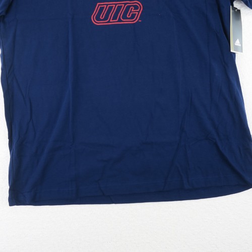 UIC University of Illinois Chicago Flames Adidas T-Shirt Herren XL blau Einzelhandel $ 40 - Bild 4 von 11