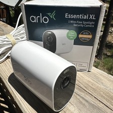 Arlo Essential XL Spotlight VMC2032 1080p Wireless Security Camera - White
