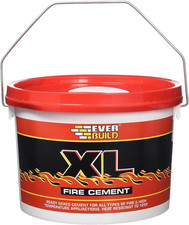 Everbuild – XL Fire Cement – Ready Mixed – Resistant to Temperatures up to 1250˚