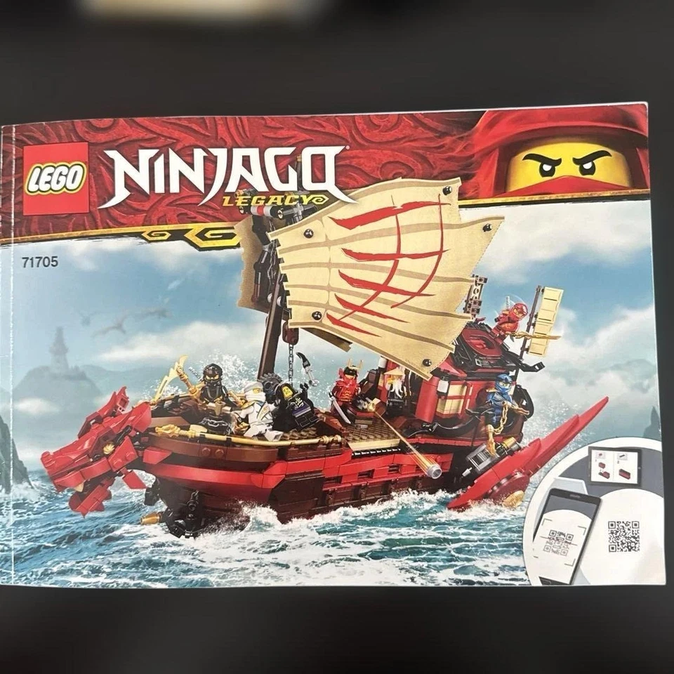 LEGO NINJAGO Legacy Destiny's Bounty 71705 In 2020 Used Retired Comp W/Manual - Image 2 of 4