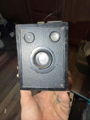 Vintage Kodak Brownie Box Camera 1933 SIX-20 TARGET HAWK-EYE | eBay