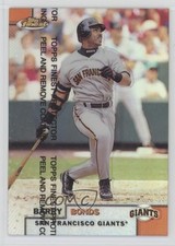 1999 Topps Finest Refractor Barry Bonds #84 0zt5