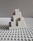 Lego Rock Mountain Reef 1 Piece Vintage Light Gray Panel 6083 A063