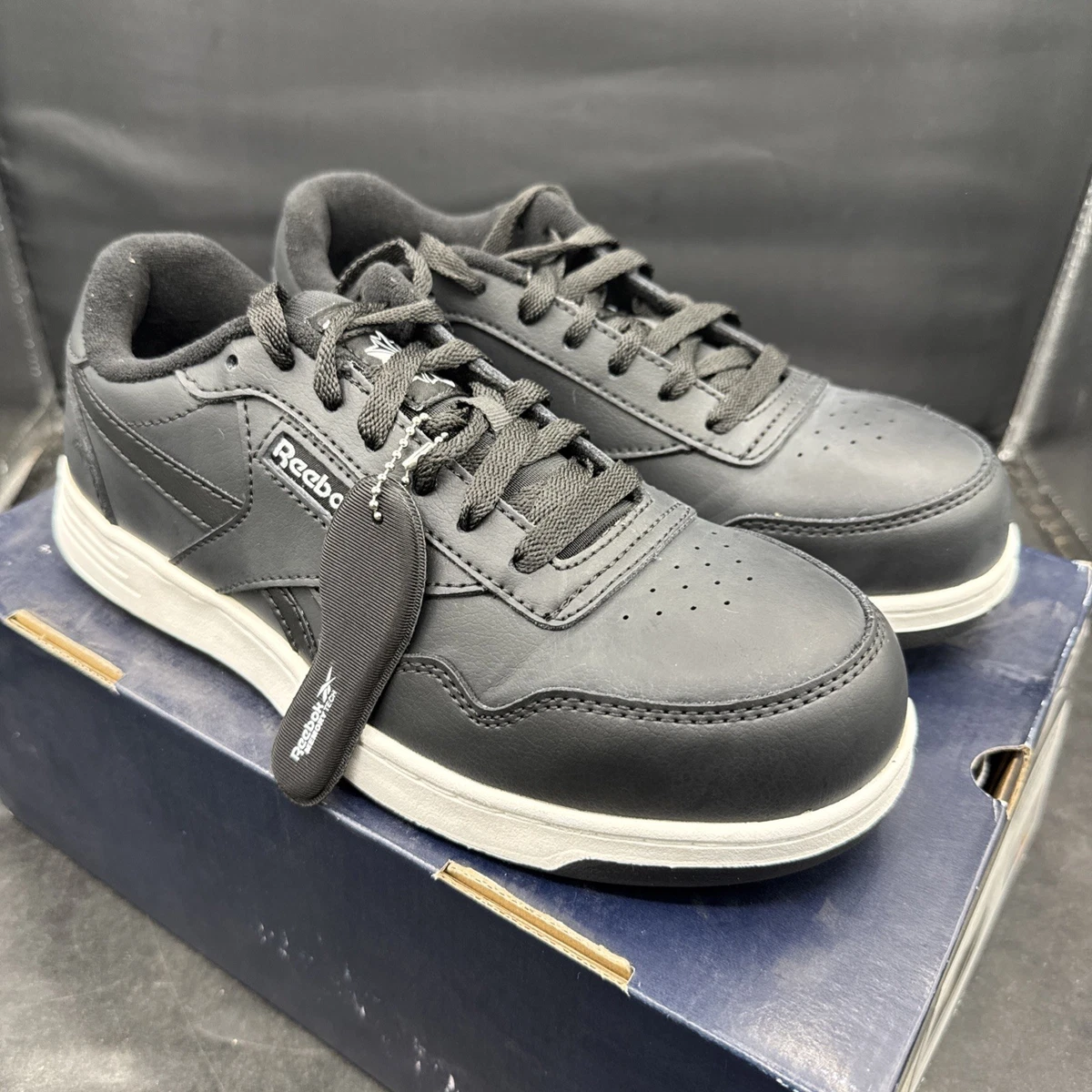 NIB Reebok Men’s Leelap Retro Jogger Work Shoe | Size 6.5W Reebok Leather Boots for Women for sale | eBay main image 2