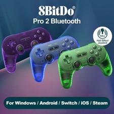 8BitDo Pro 2 Bluetooth Controller Hall Effect...