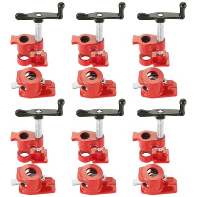 Acymner Wood Gluing Pipe Clamp Set | 1/2'' Heavy Duty Woodworking Cast Iron Pipe