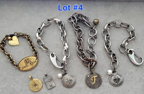 Vintage Jewel Kade JK Wearable Costume Jewelry LOT #4 Bracelet Charms