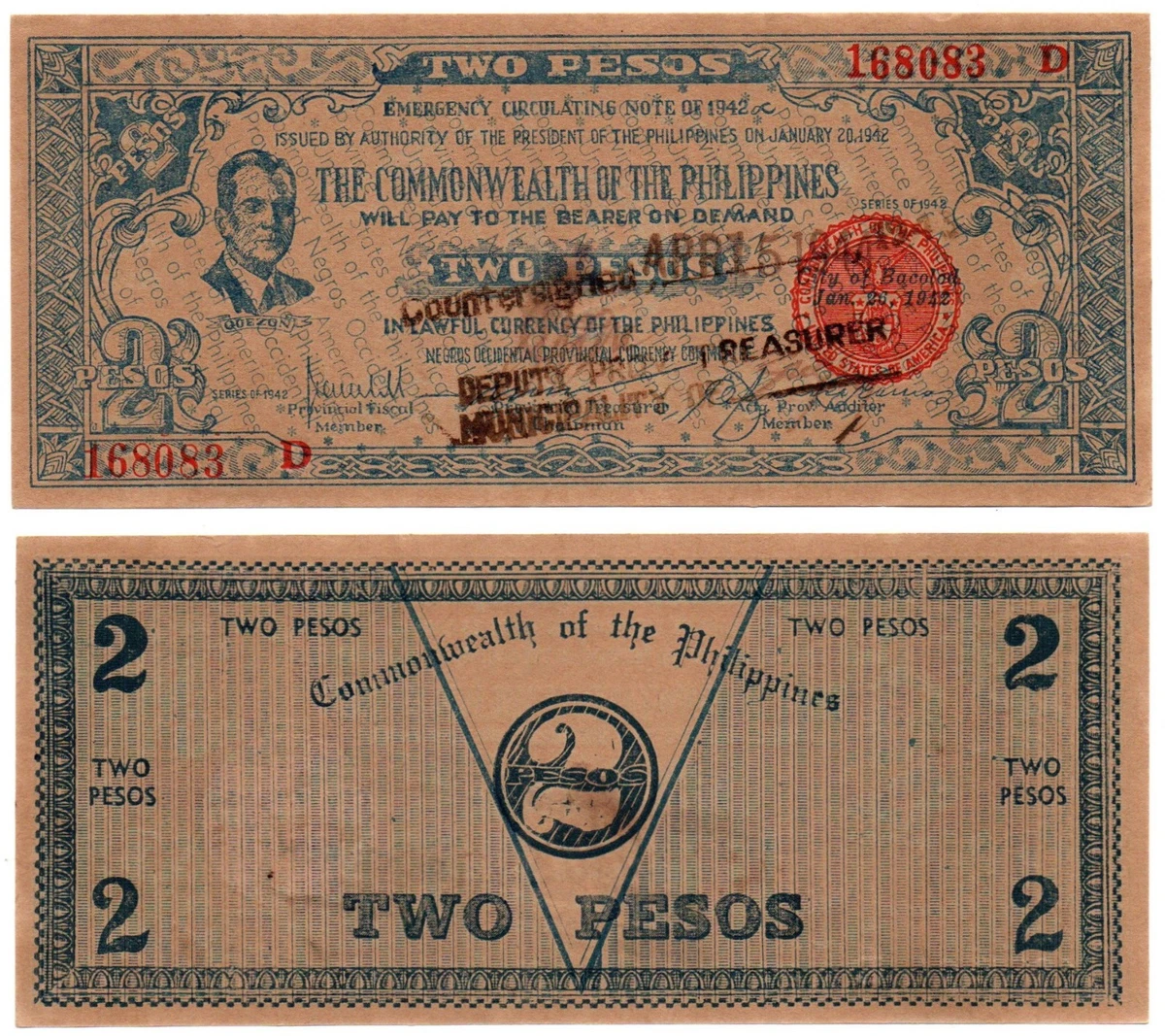 1942 Year Emergency Issue Philippine Paper Money for sale | eBay