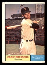1961 Topps Eddie Bressoud #203 Poor / Fair Baseball Card