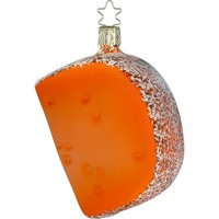Mimolette, FranzöSischer KäSe, 10Cm Inge-Glas® Manufaktur Weihnachtsschmuck