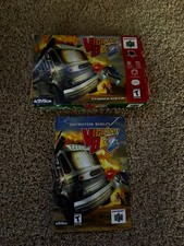 Vigilante 8: 2nd Offense (Nintendo 64, N64) Manual and Box , Tested/Working