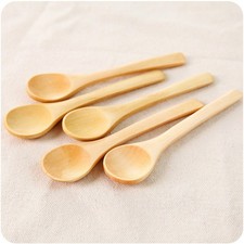 10 piezas cucharas de madera cocina cocina sopa condimento miel postre vajilla