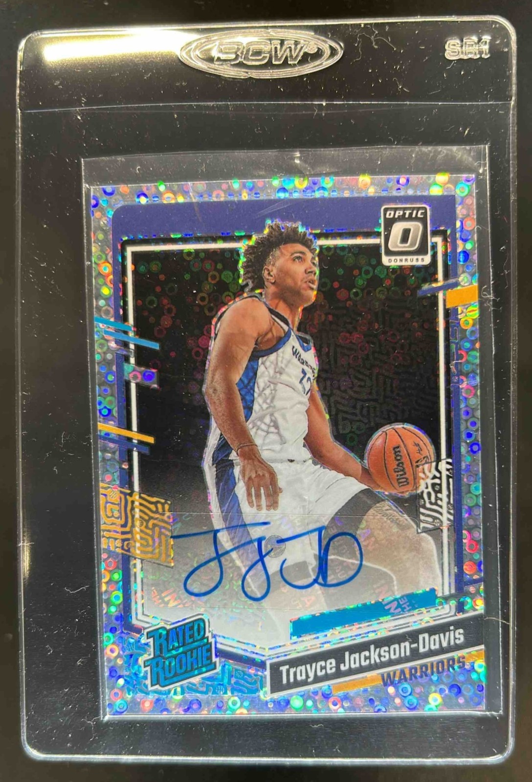 2023-24 Donruss Optic Trayce Jackson-Davis Rated Rookie Fast Break RC Auto #251