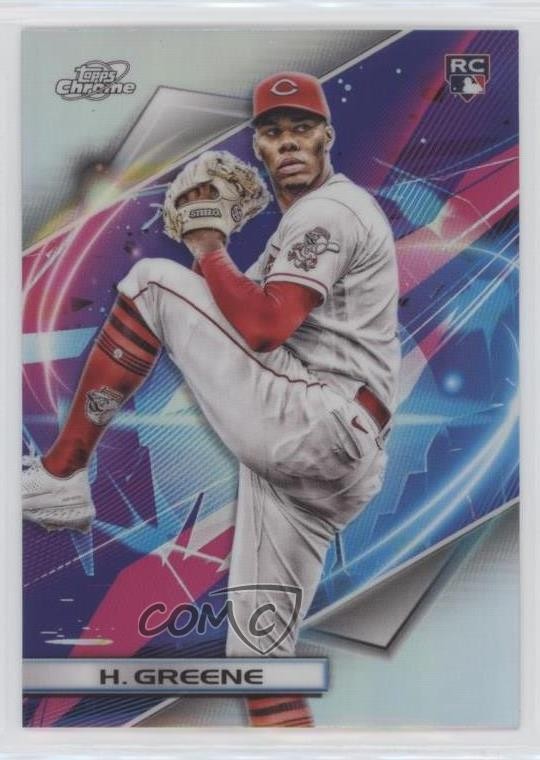 2022 Topps Cosmic Chrome Refractor Hunter Greene #168 09j5