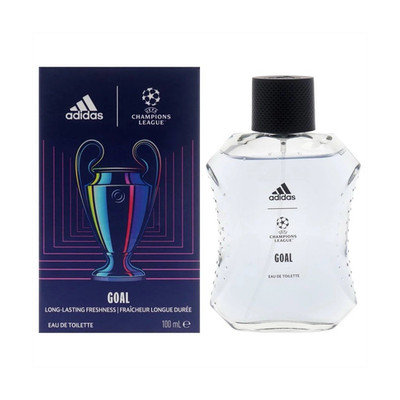 adidas Champions League Goal Eau de Toilette Spray 3.4 fl oz Regular Size 100 mL