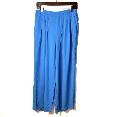J.O.A. Wide Leg High Waist Cropped Palazzo Gaucho Pants Womens SZ M Officewear - Picture 3 of 9